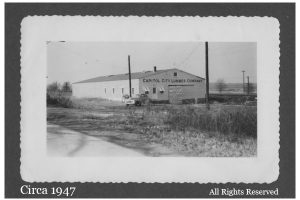 Picture of Capitol City Lumber yard in Raleigh back in 1947.