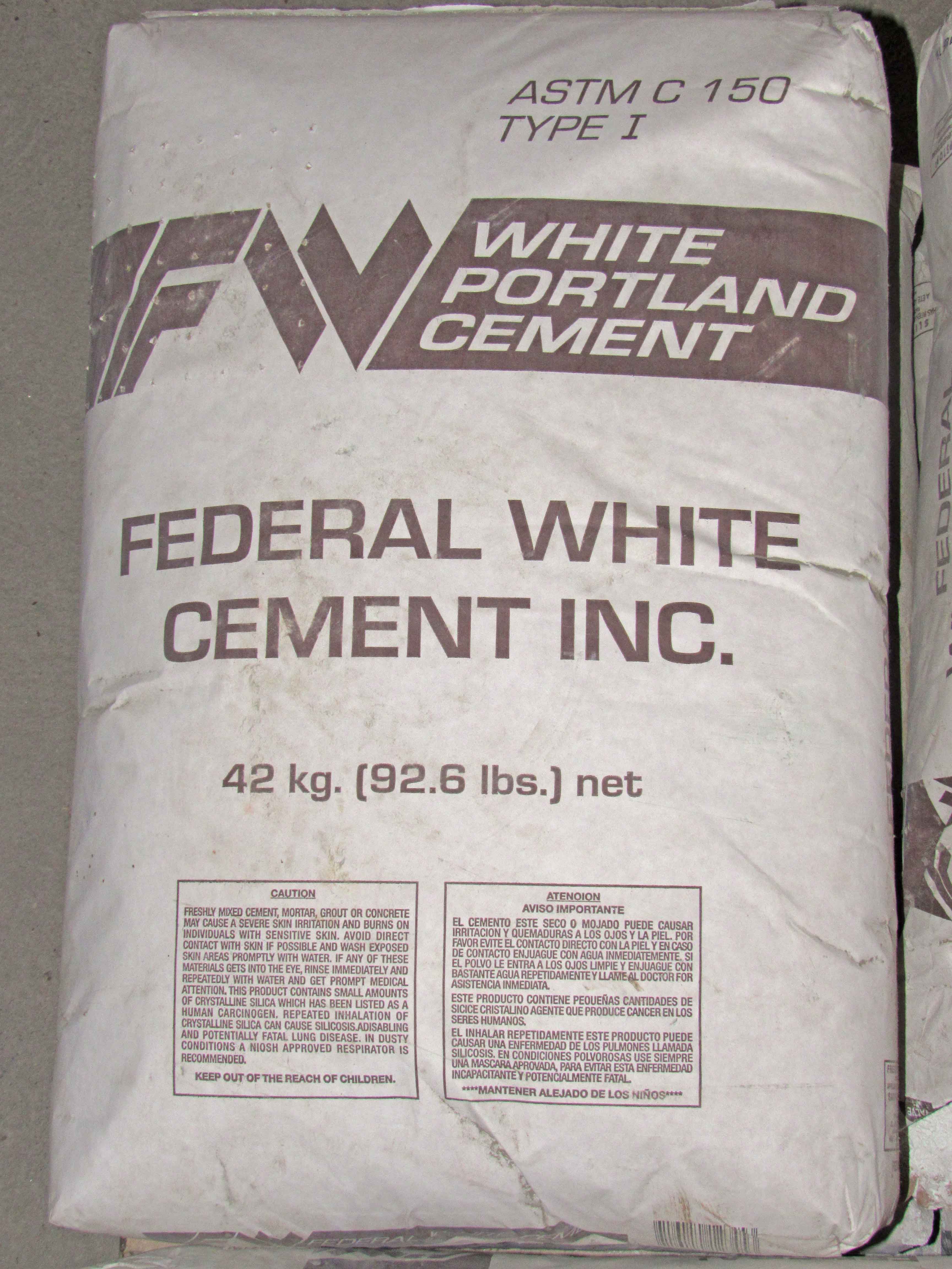 White Portland Cement - 94LB. | Capitol City Lumber
