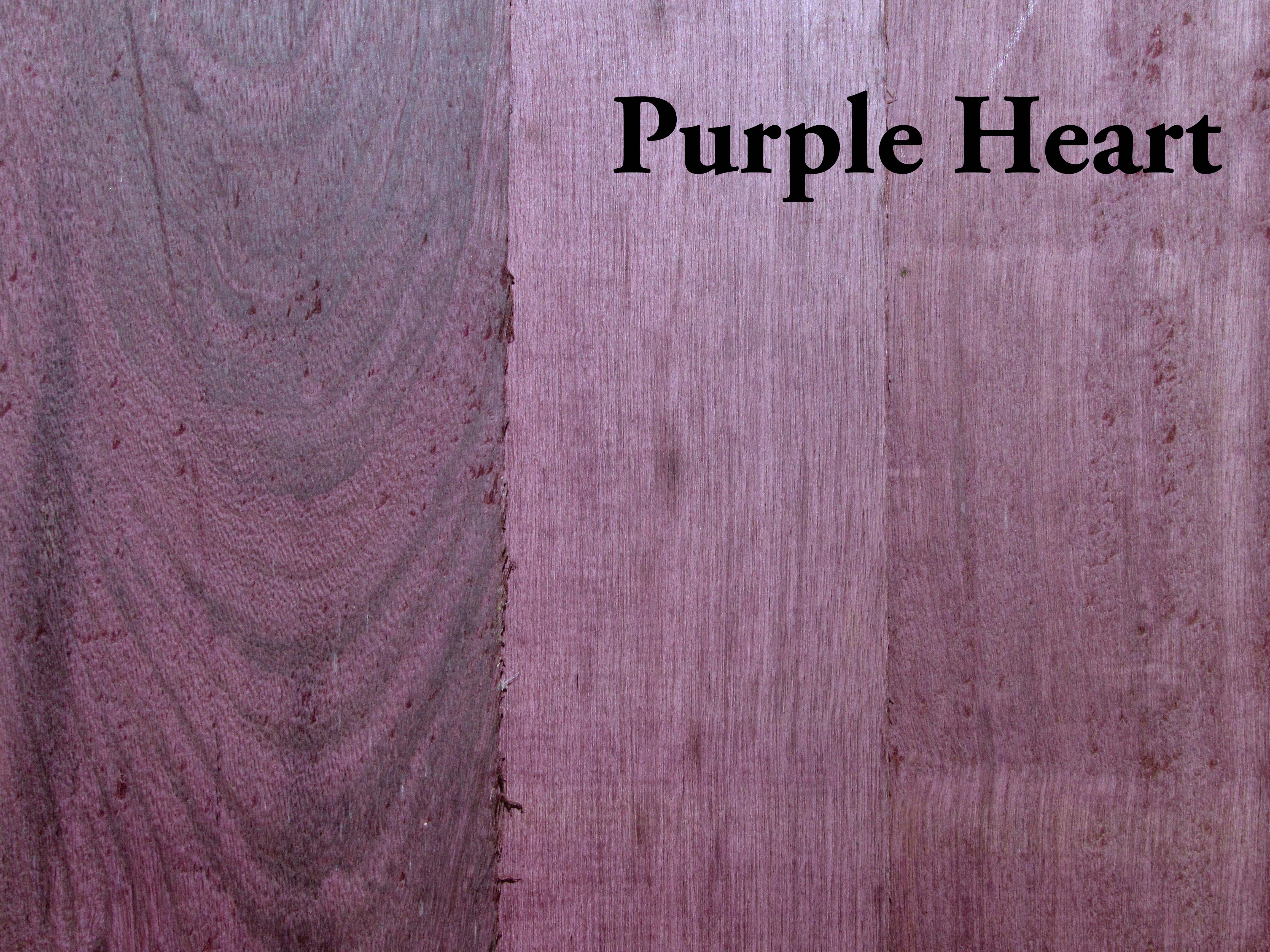How Much Does Purple Heart Wood Cost 
