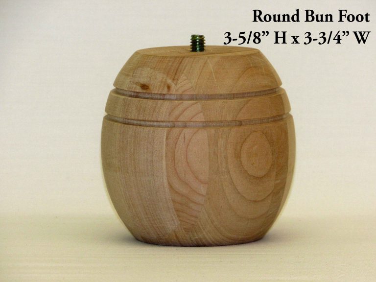 Round Bun Foot Capitol City Lumber