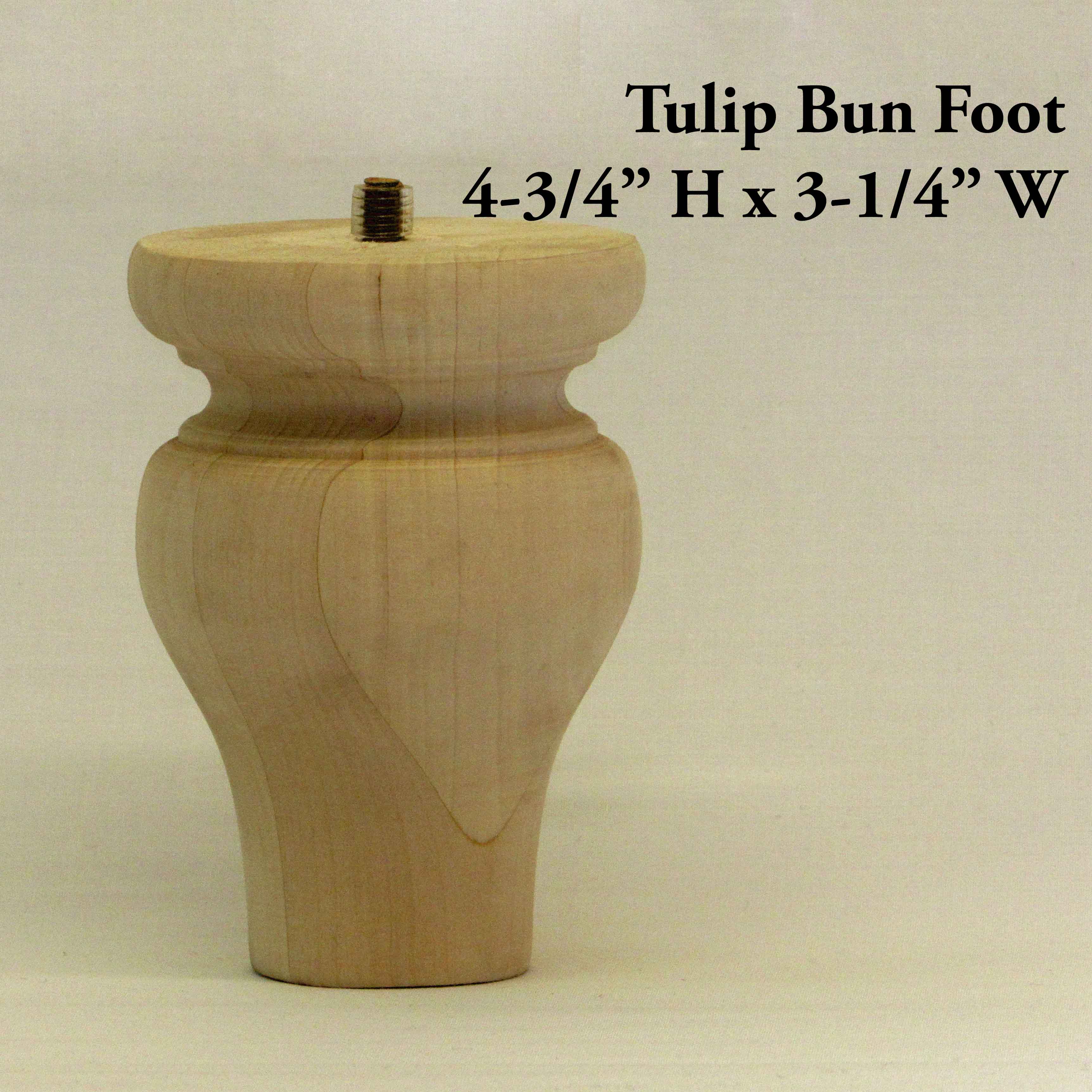 Tulip Bun Foot - Pair - Capitol City Lumber