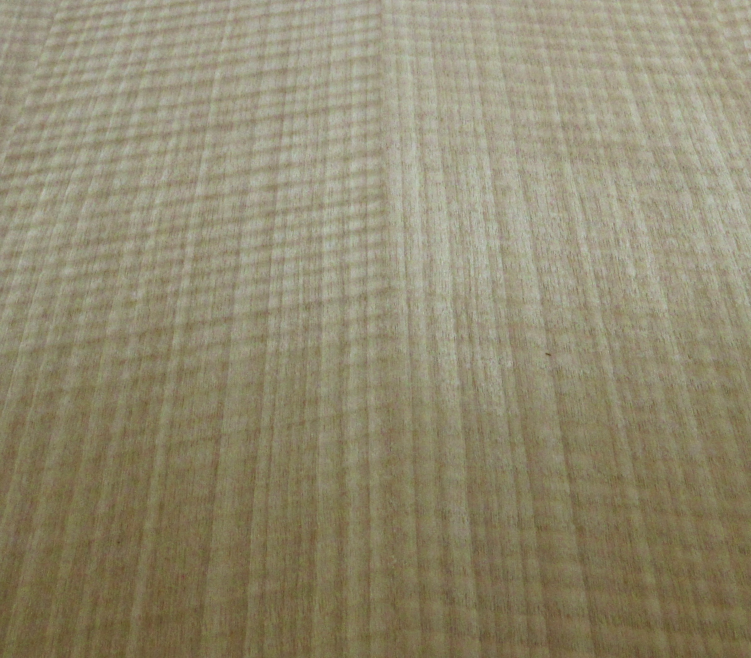 Closeup of the hardwood veneer: Anigre veneer grain