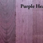 Picture of purple heart wood from Capitol City Lumber Company in Raleigh