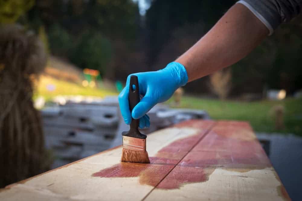 sealing rough-cut lumber with oil