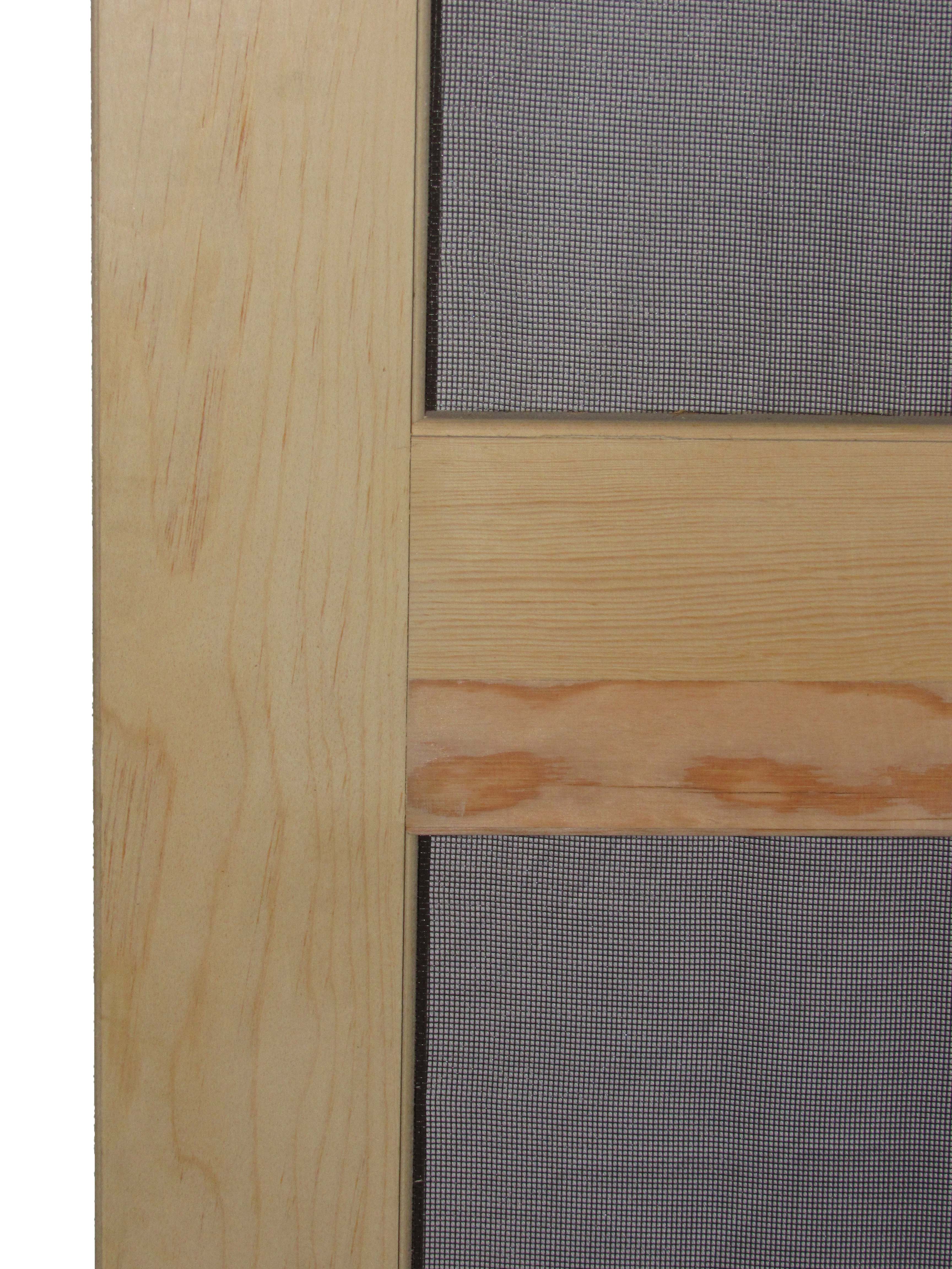 Paul Argoe Style 300 White Pine Screen Door - Image 2