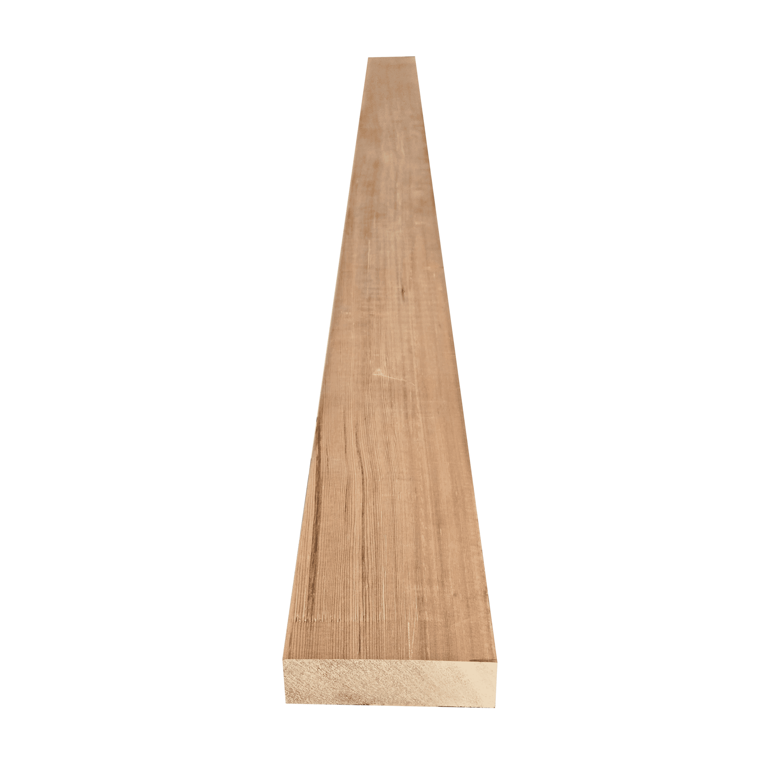 Clear Cedar Lumber 2x6 Board Front