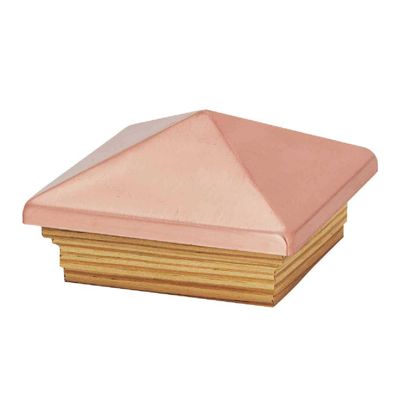 Victoria High Copper Pyramid Post Cap - Image 3