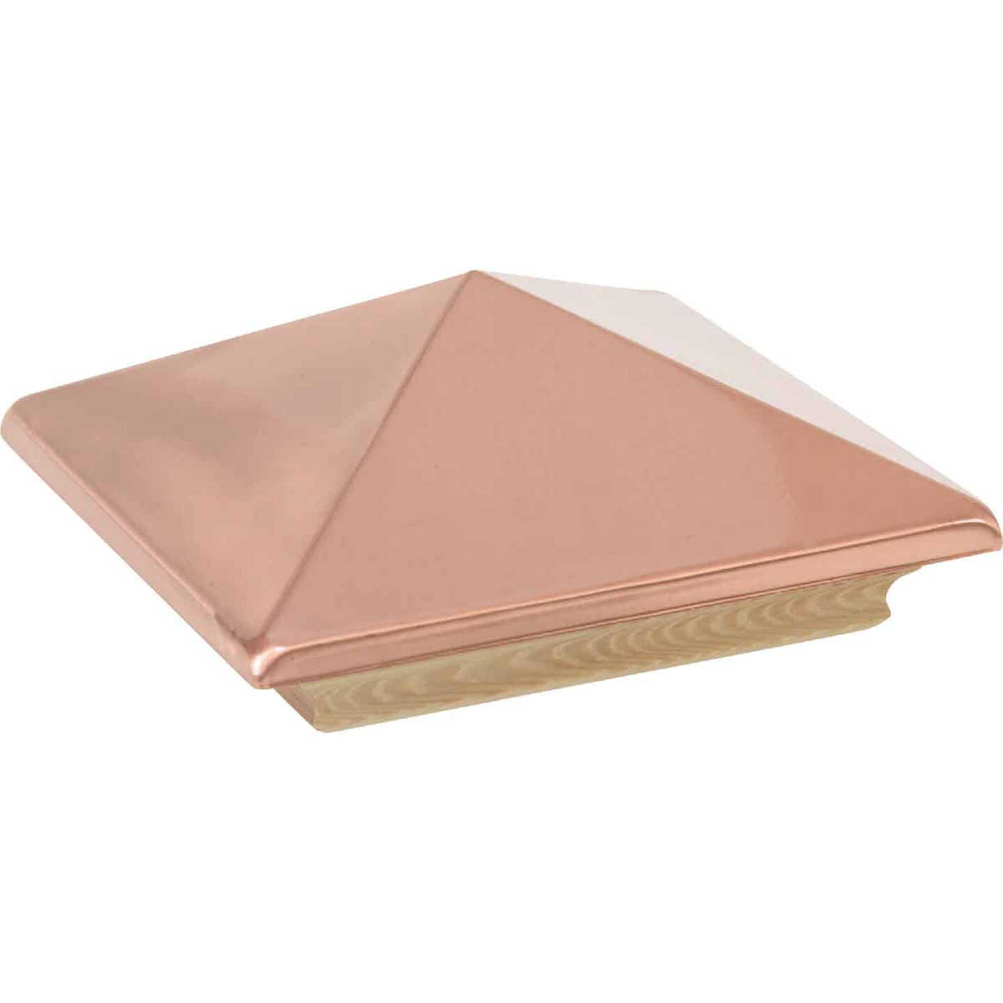 Victoria High Copper Pyramid Post Cap - Image 4