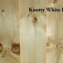 Knotty White Pine