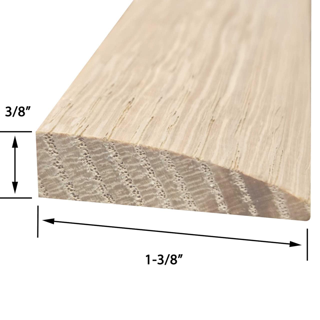 Butt Edge Threshold for 3/8" Gap