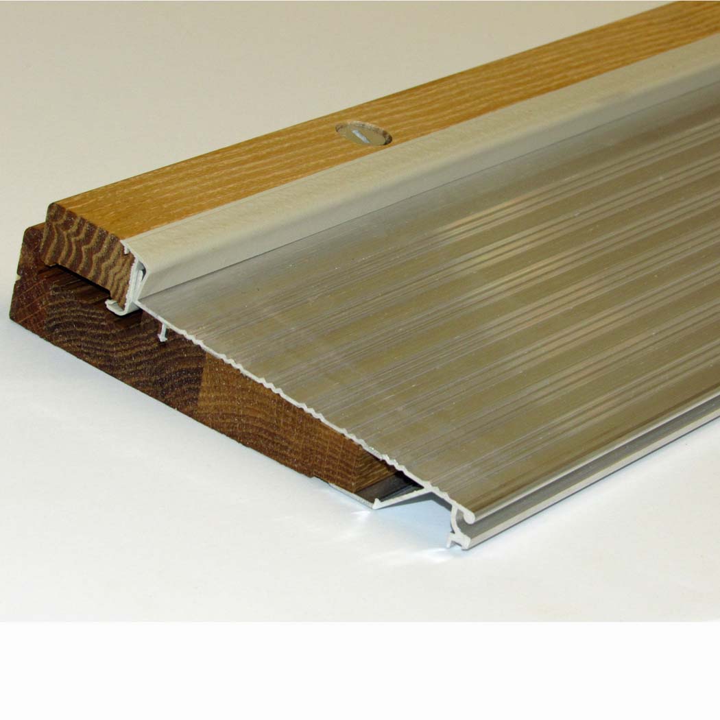 Adjustable Oak and Aluminum Threshold 5-3/4" Wide - Image 2
