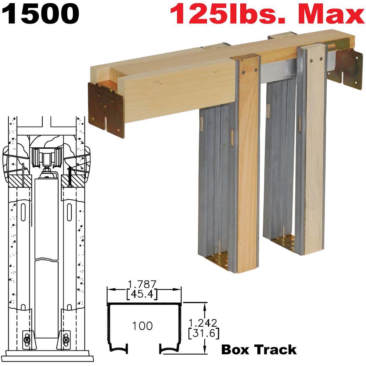 Standard Pocket Door Frame 1500 Series - Image 3