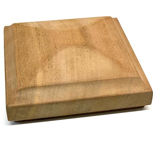 Mahogany Traditional Pyramid Post Cap