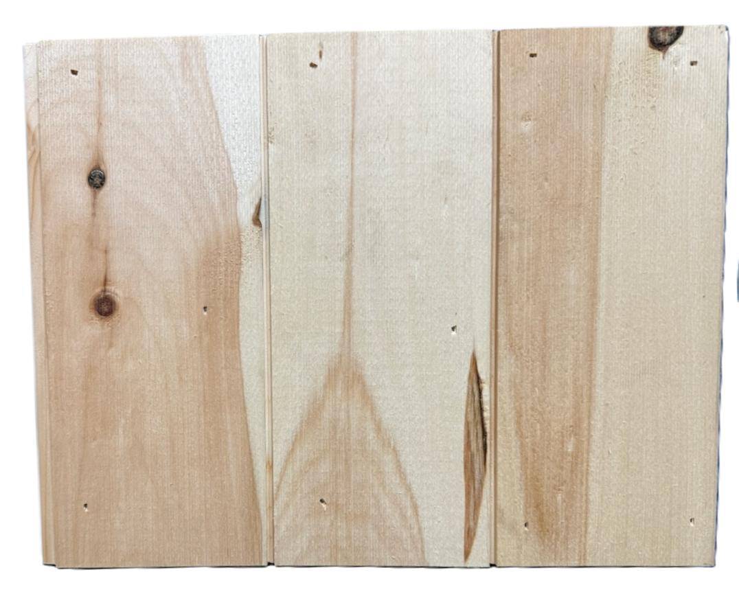 Nickel-Slot Knotty White Pine Paneling