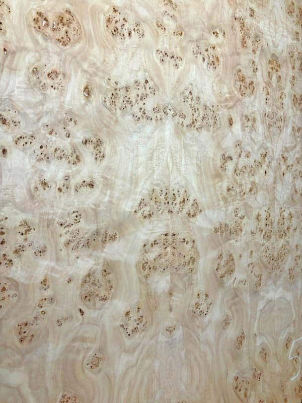 Mappa Burl Veneer closeup
