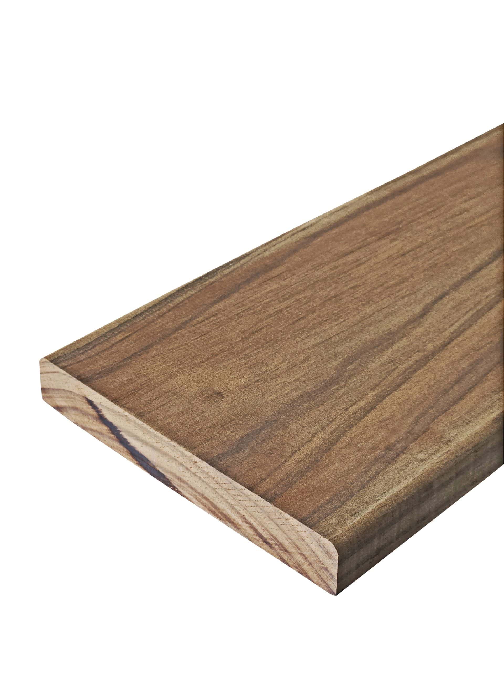 Solid edges on Kebony Decking