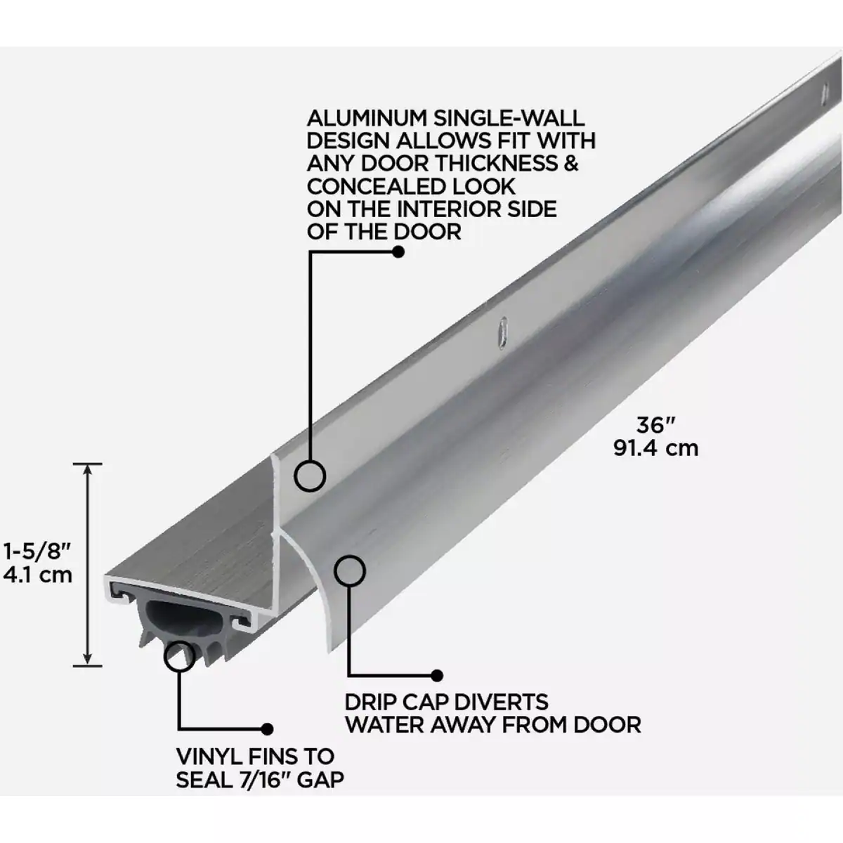L-Shaped Under Door Seal - Image 4