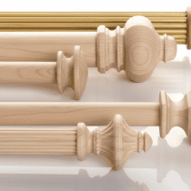 Unfinished Drapery Products for 1-3/8" rods
